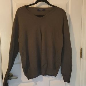 J crew cotton with cashmere sweater